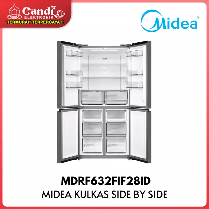 KULKAS SIDE BY SIDE MIDEA